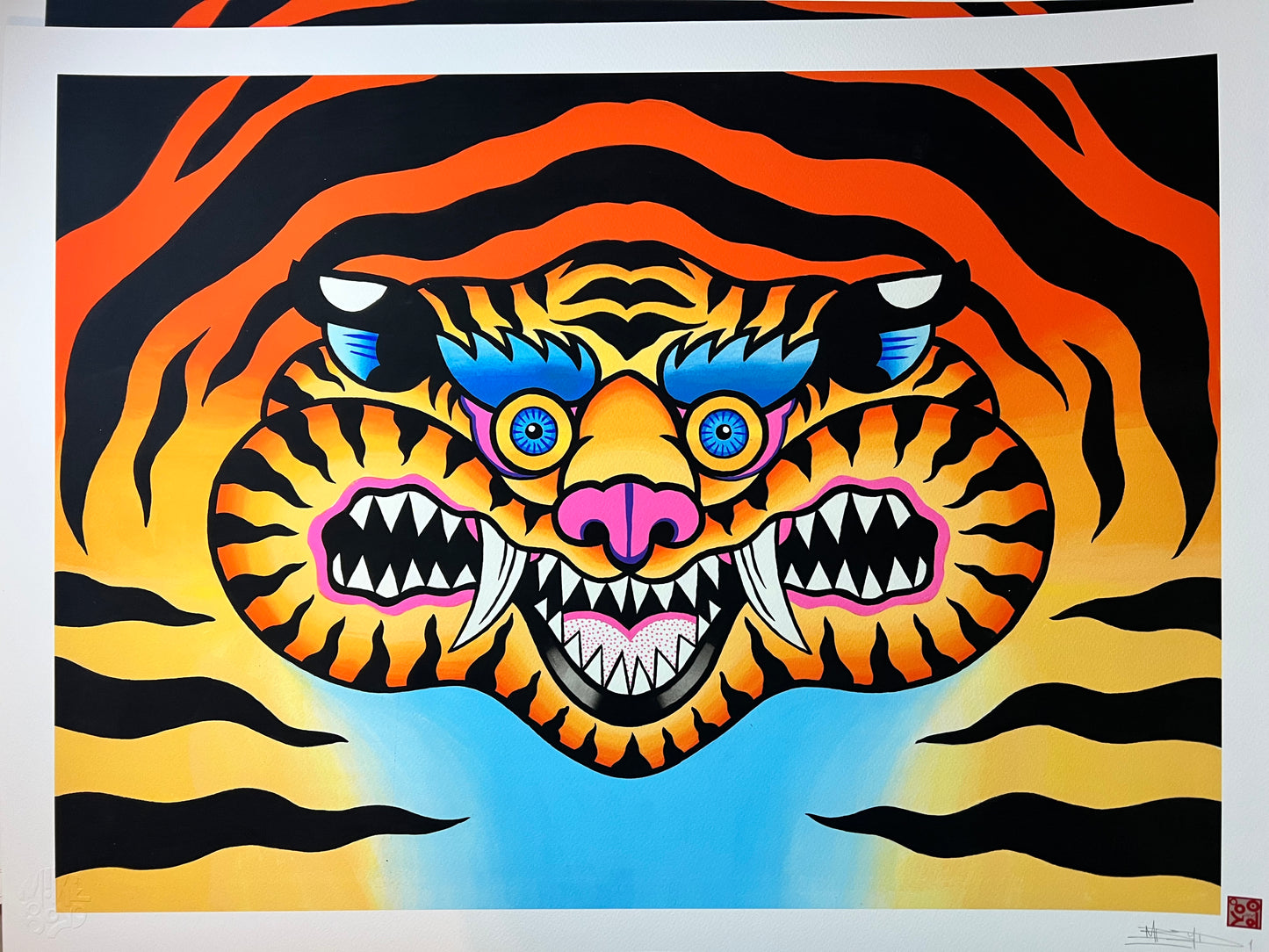 Tibetan tiger fine art print