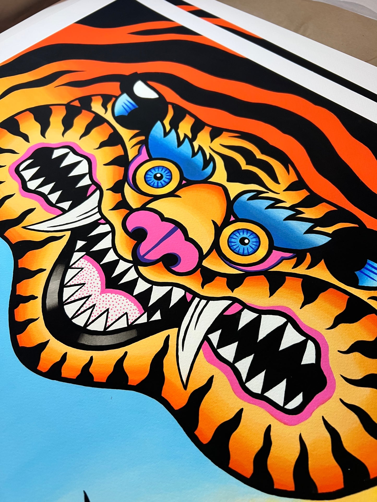 Tibetan tiger fine art print